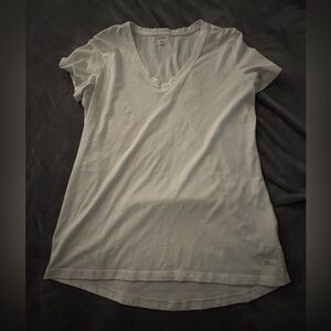 Women's White V-Neck T-Shirt